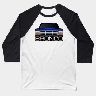 Ford Bronco Blue Obs Baseball T-Shirt